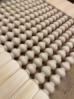 bobbin style spindles in Pine